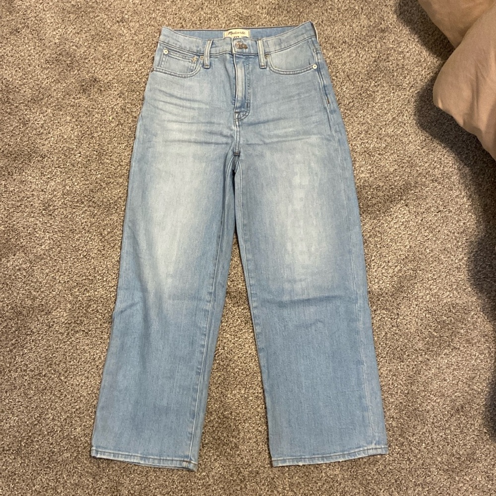 Madewell Slim Wide-leg Crop Jeans